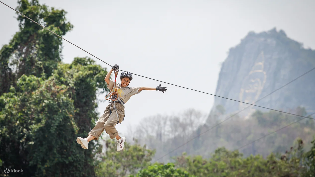 Zipline at Tarzan Adventure Pattaya