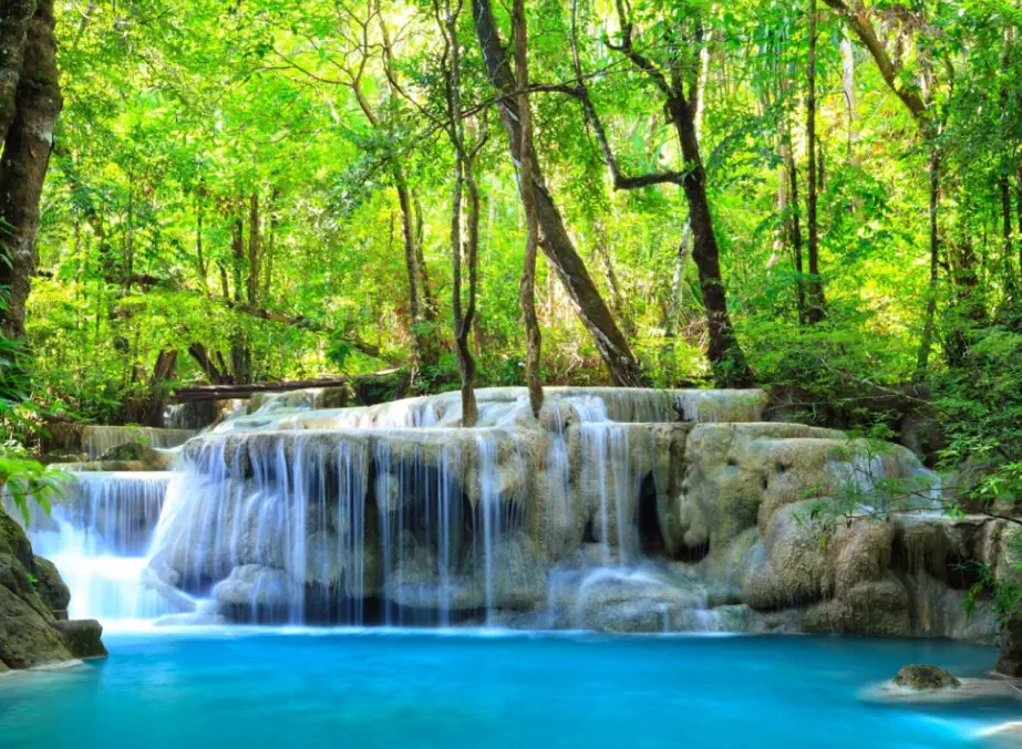 Erawan Waterfall - Things to do in Kanchanburi Thailand