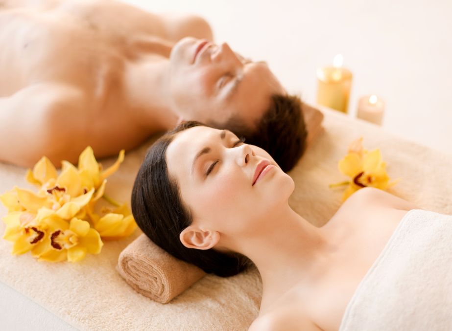 Taking a spa together is a popular thing to do in Bangkok for couples.