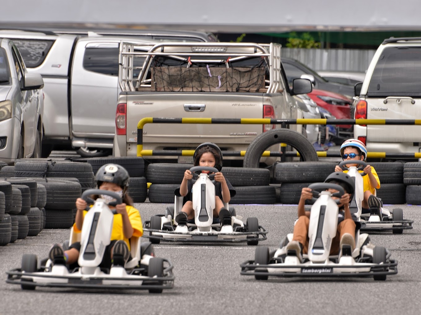 E-Go karting is a fun activity to do with kids in Bangkok