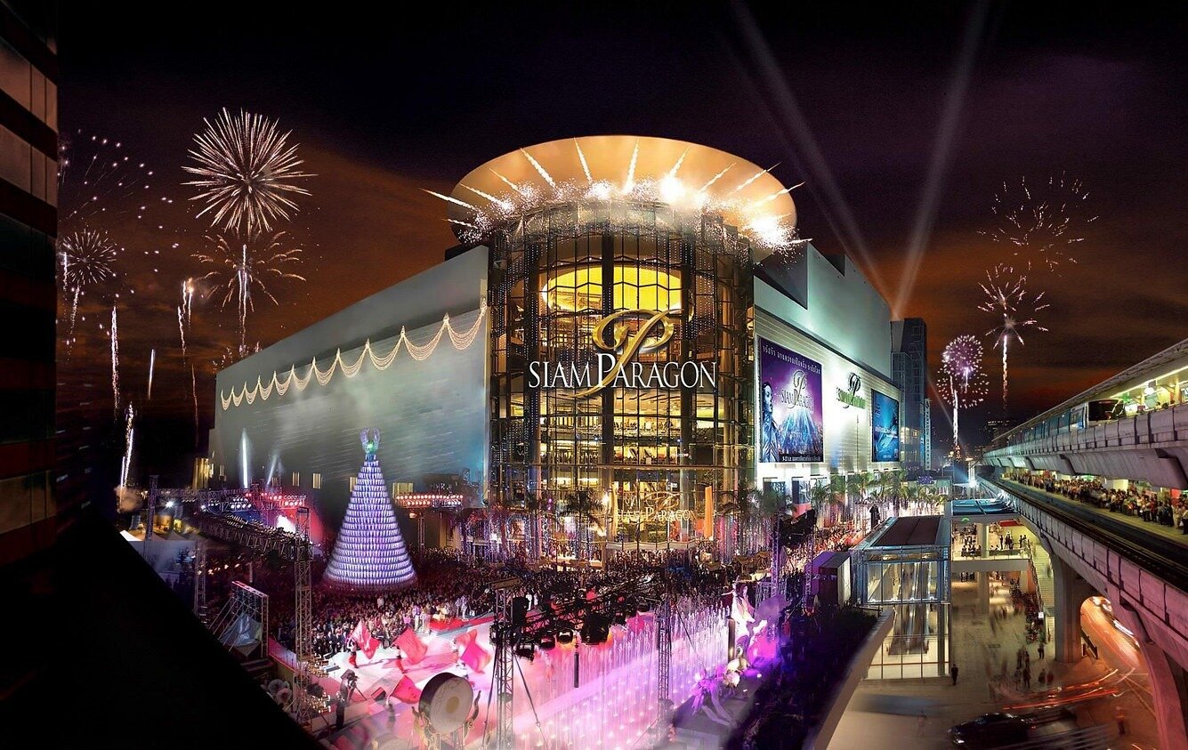 Siam Paragon mall in Bangkok which also houses Sea Life Bangkok Ocean World is a favourite tourist attraction.