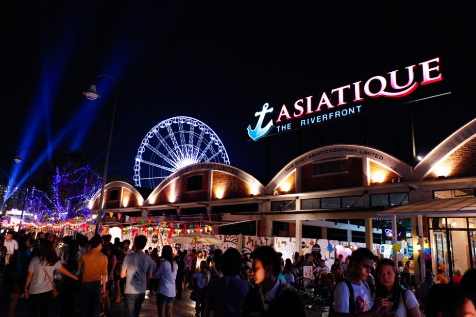 Asiatique The Riverfront is a popular tourist attraction in Bangkok